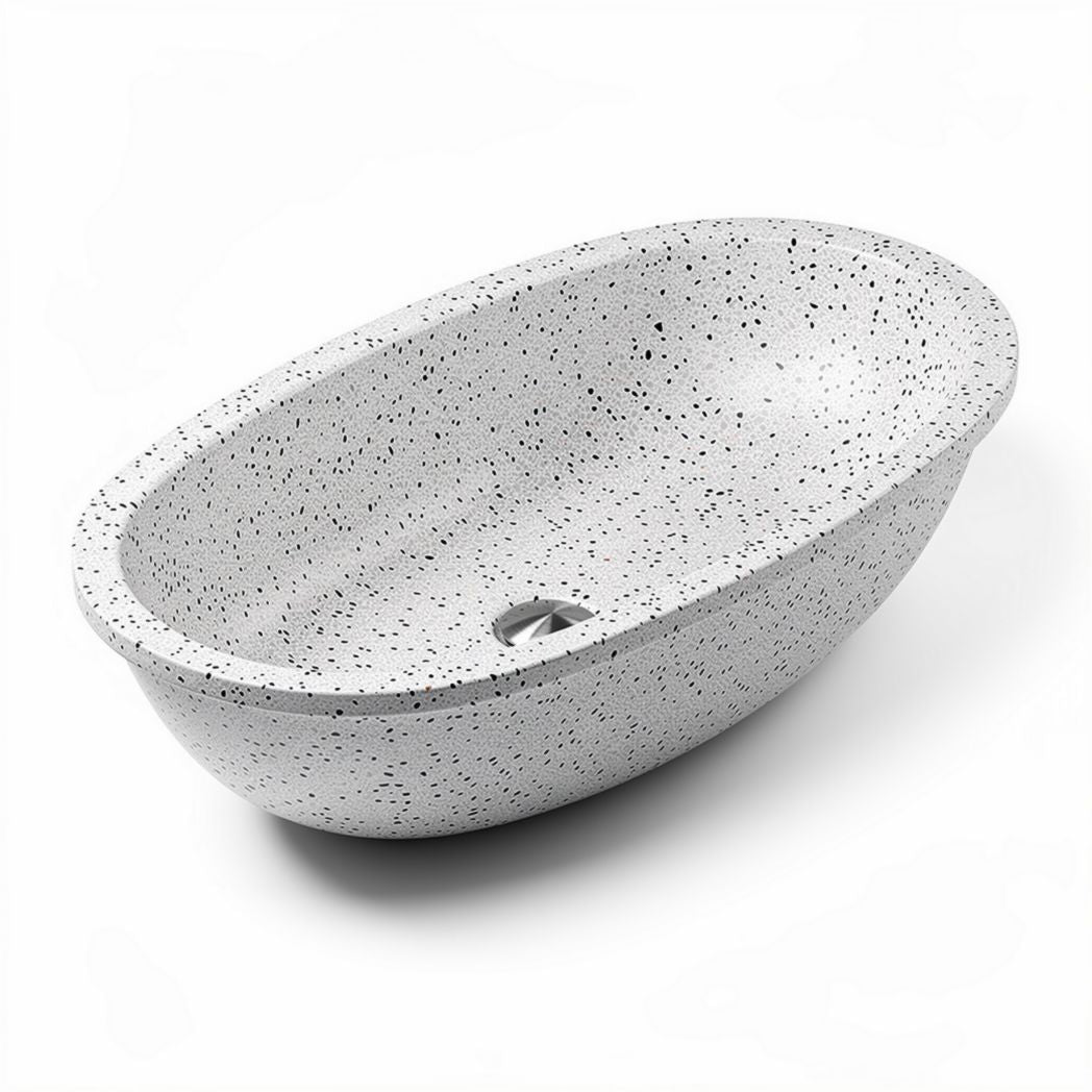 Stone Resin Bathtub for Bathroom Use – 80 x 40 x 30cm