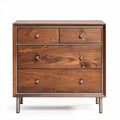Wooden Chest of Drawers for Bedroom Storage, Made of Solid Wood, 80 x 40 x 90cm