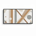 Framed Abstract Wall Art – Suitable for Home Decoration – Made of Canvas and Wood – 70 x 50 x 2cm