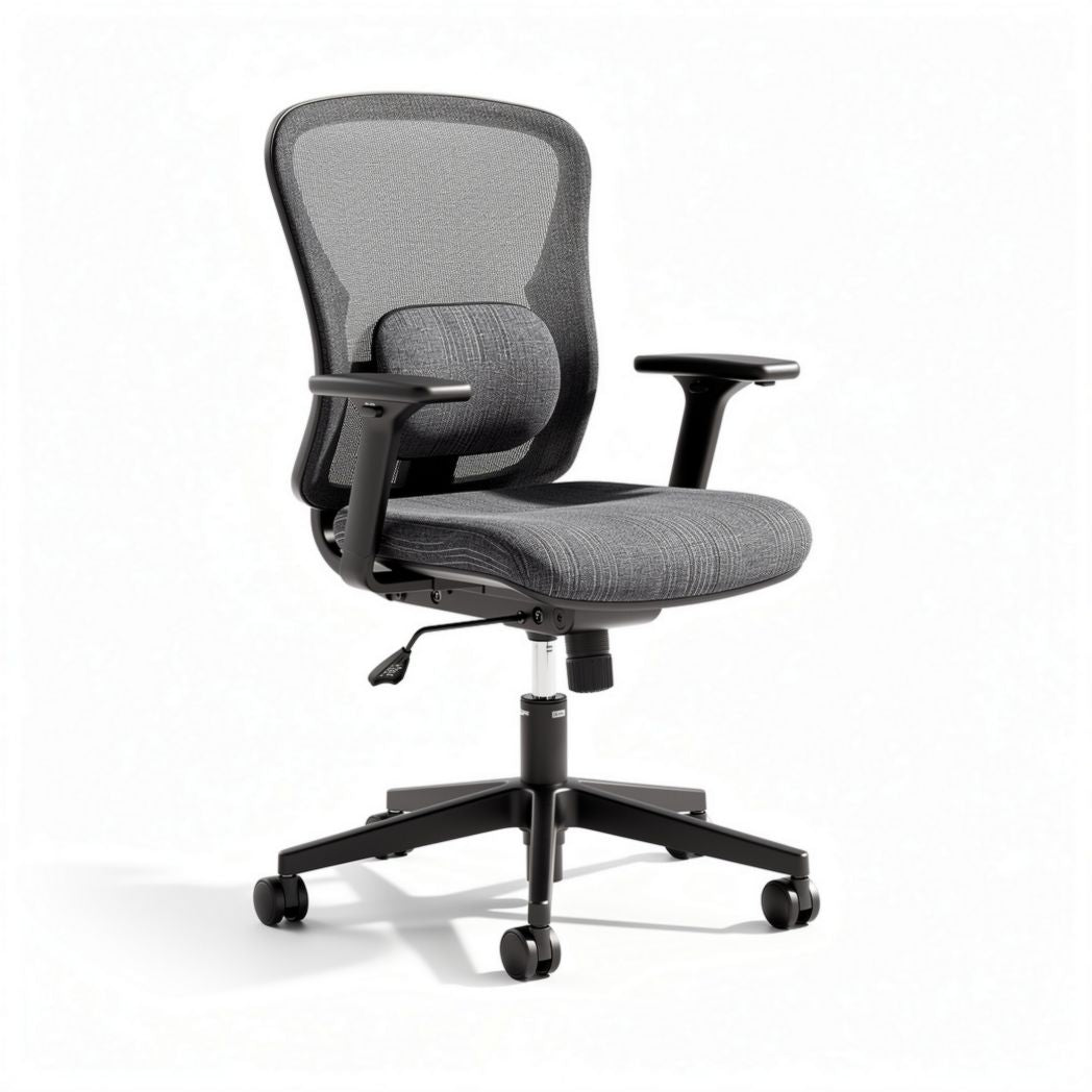 Ergonomic Office Chair for Comfortable Daily Use – Fabric and Plastic – 60 x 60 x 100cm