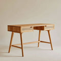 Wooden Office Desk with Drawers for Workspace Organization – 120 x 60 x 75cm