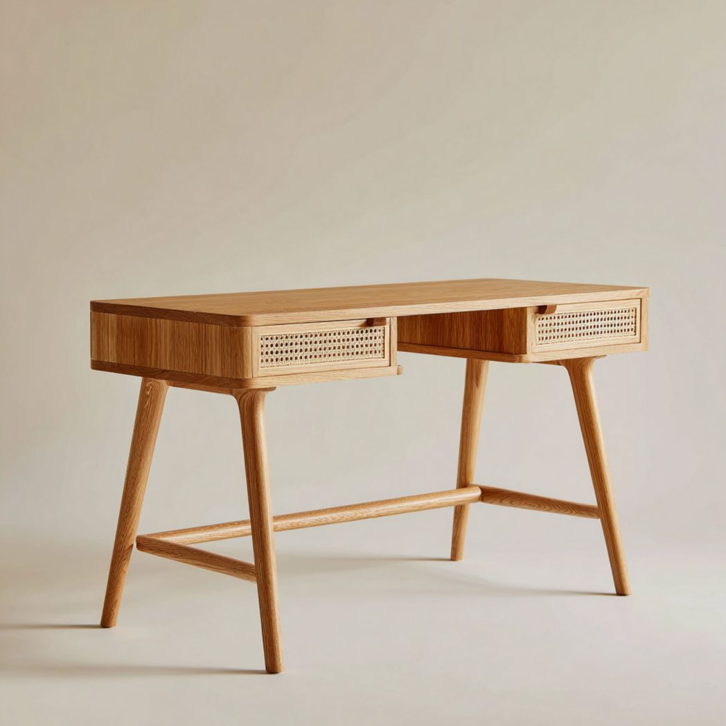 Wooden Office Desk with Drawers for Workspace Organization – 120 x 60 x 75cm