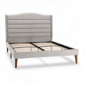 Fabric Upholstered Bed Frame – Suitable for Bedroom Use – Made of Wood and Fabric – 200 x 160 x 100cm